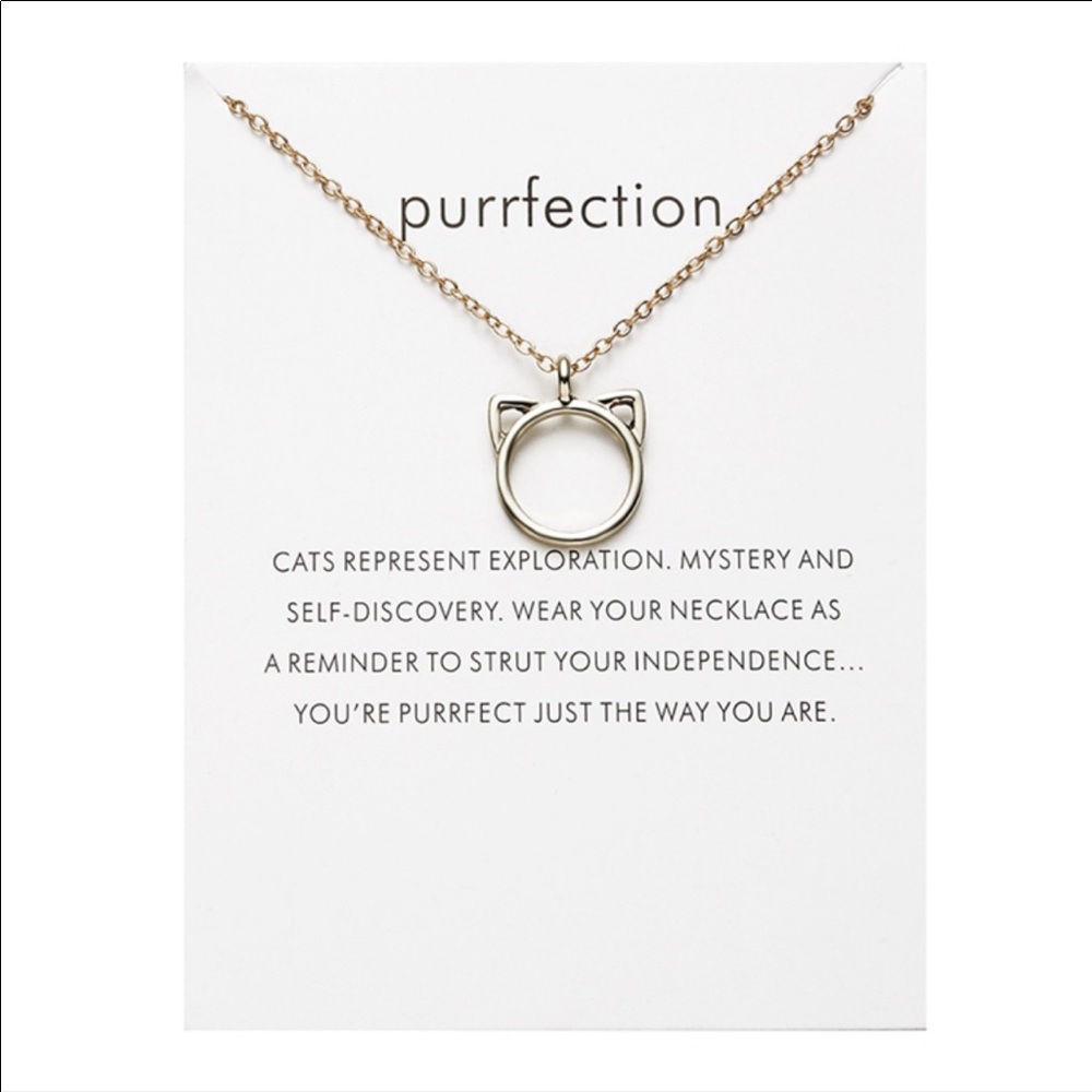 Make a Wish necklace. Cat. Purrfection